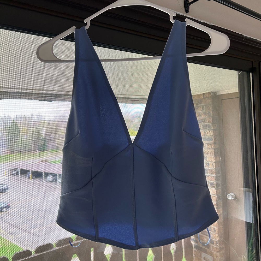 Abercrombie Plunge Corset Top